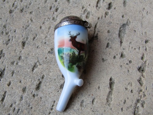Fourneau pipe porcelaine - fourneau, en