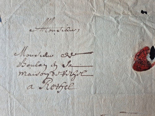 Manuscrit 1677 rethel - manuscrit,