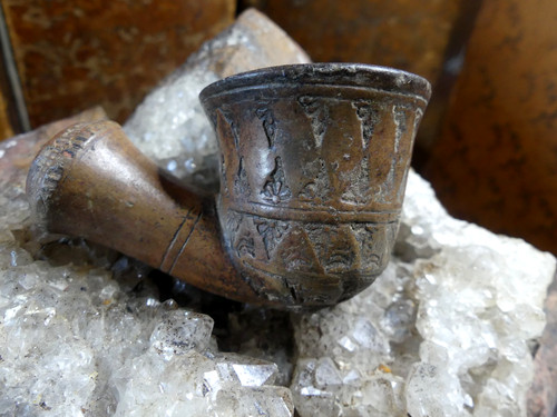 Fourneau pipe terre - fourneau, en