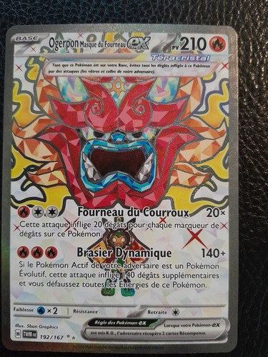 Carte pokémon ogerpon masque - pokémon,