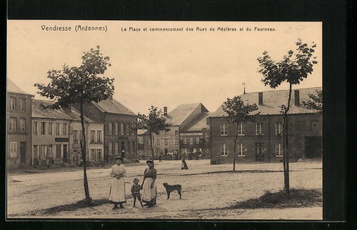 Cpa vendresse place et - la,