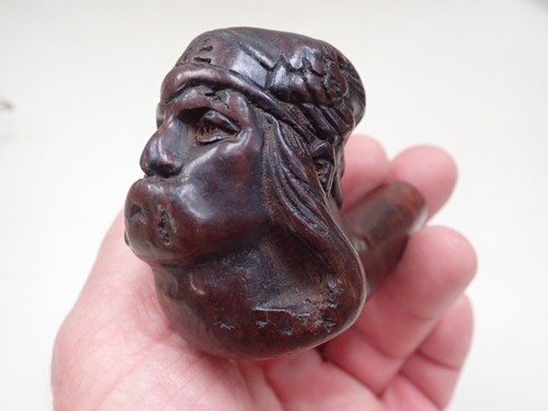 Ancien fourneau pipe en - fourneau, de