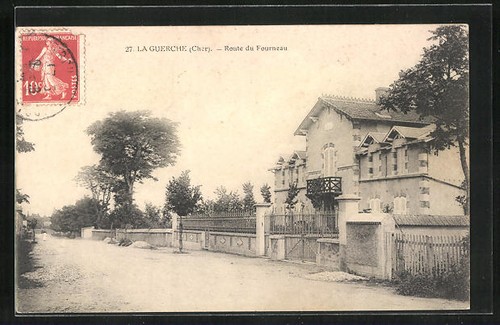 Cpa guerche route - la, du