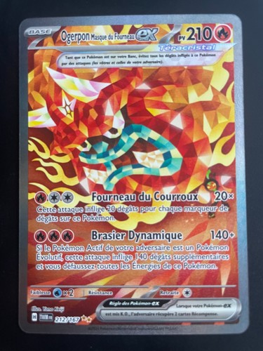 Carte pokémon ogerpon - ogerpon, masque